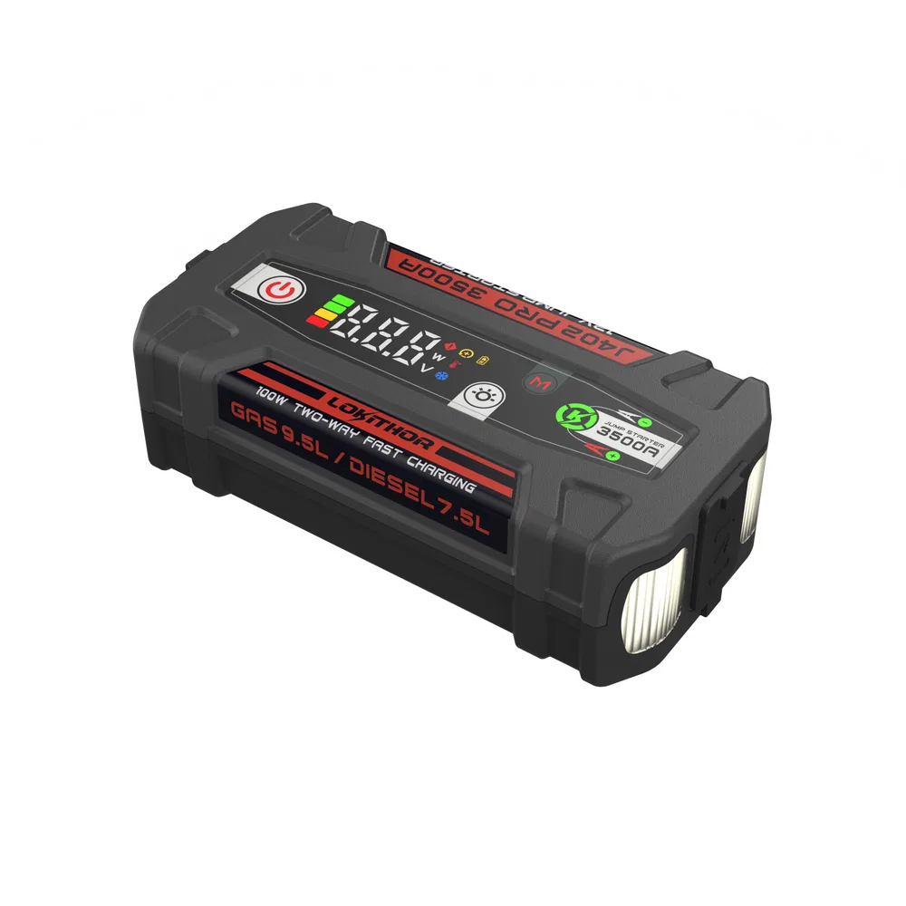 J402 PRO – LOKITHOR Battery Jump Starter, Provide Auxiliary Power To Start 9.5 Liter Gasoline/7.5 Liter Diesel Engine...